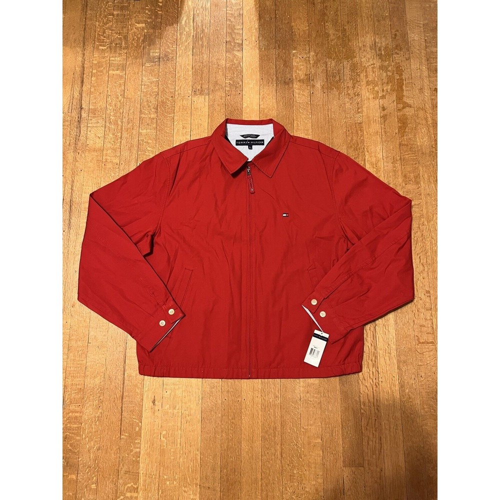 BRAND NEW Tommy Hilfiger Men’s Golf Jacket Size XL Red NWT